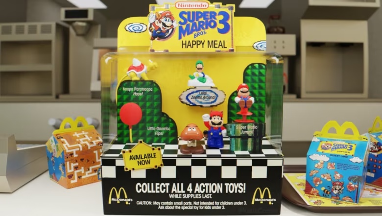 3D-скани класичних іграшок Mario з McDonald's 1990 року тепер доступні в цифровому архіві