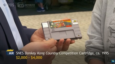 Рідкісний картридж Donkey Kong Country оцінили на Antiques Roadshow