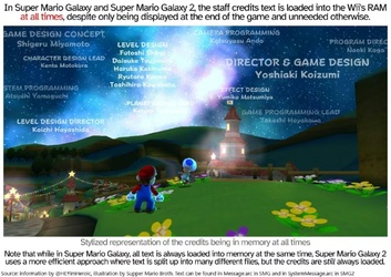 Секрет Super Mario Galaxy: чому титри завжди в оперативній пам'яті?