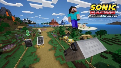 Доповнення Minecraft для Sonic Racing: Crossworlds вже вийшло