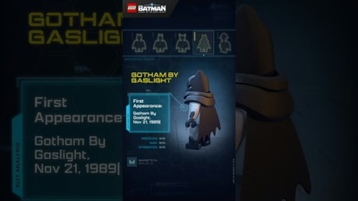 Представлено костюм Gotham by Gaslight для LEGO Batman: Legacy of the Dark Knight на Switch 2