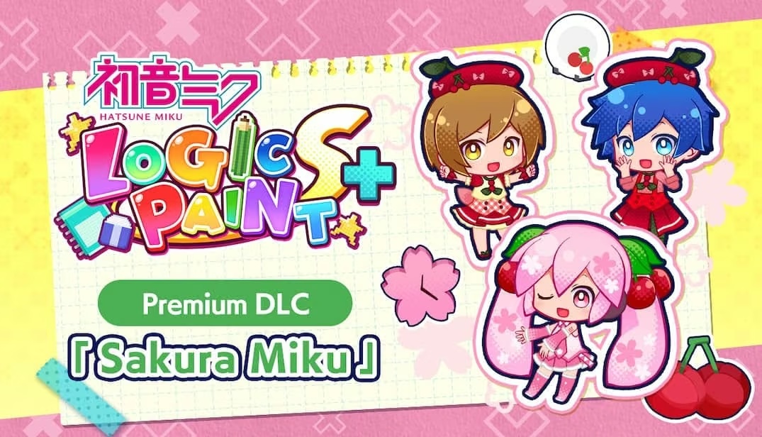 Хацуне Міку зустрічає весну: анонсовано оновлення та DLC для Hatsune Miku Logic Paint S+