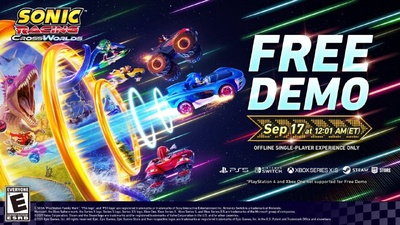 Демо-версія Sonic Racing CrossWorlds вийде на Switch 17 вересня