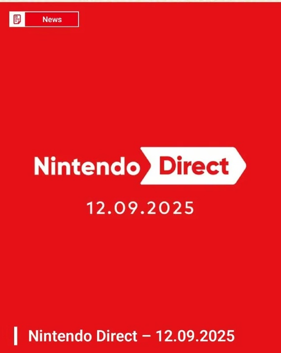 Офіційно: Nintendo Direct відбудеться 12 вересня 2025 року