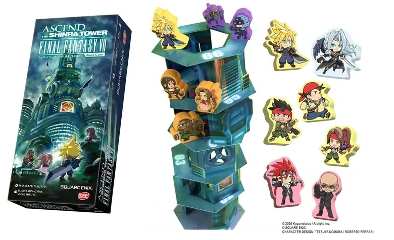 Square Enix випустить настільну гру Ascend the Shinra Tower за мотивами Final Fantasy VII
