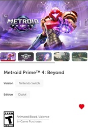 Metroid Prime 4 Beyond отримала вікові рейтинги: реліз близько