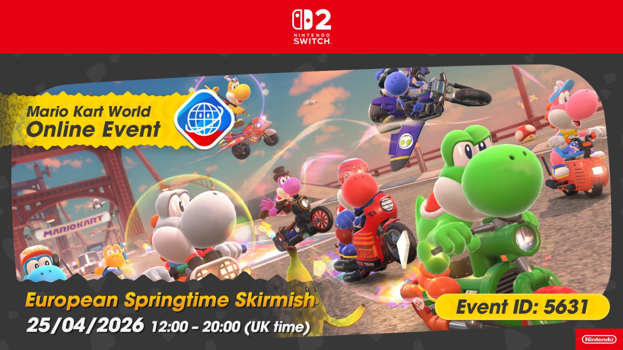 European Springtime Skirmish: Великий турнір Mario Kart World вже незабаром!