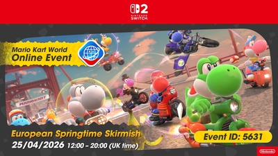 European Springtime Skirmish: Великий турнір Mario Kart World вже незабаром!