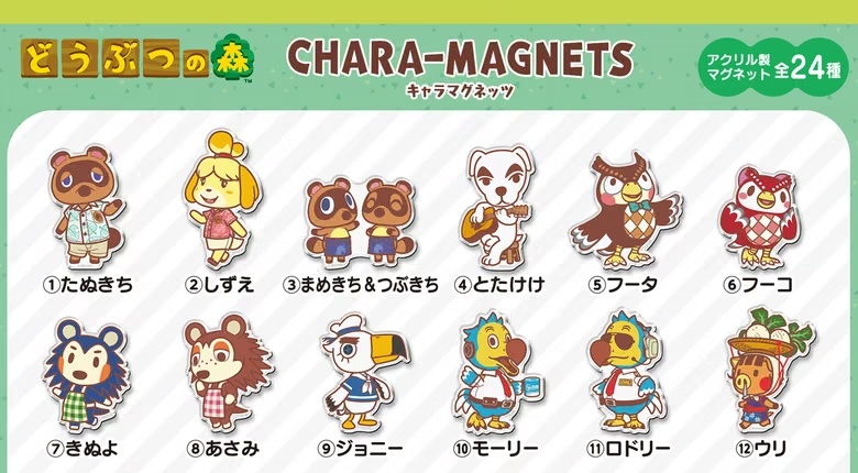 Bandai Namco випустить серію фігурок-магнітів за мотивами Animal Crossing