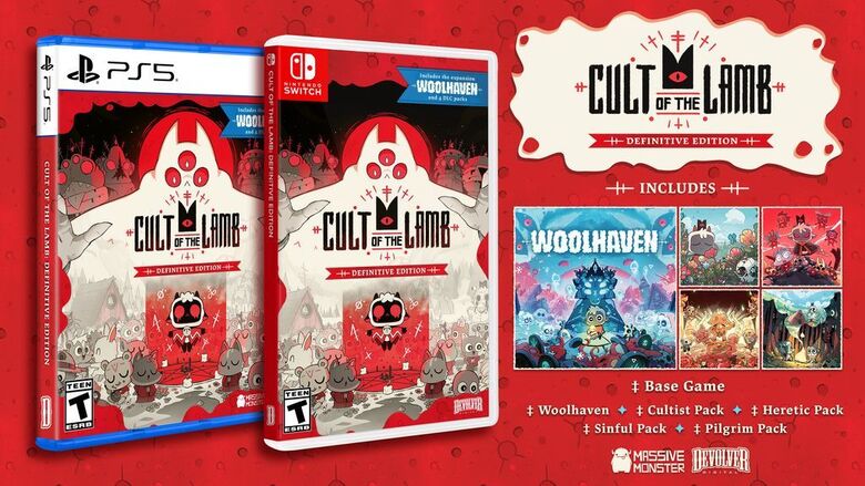 Cult of the Lamb: Definitive Edition отримає фізичне видання на Switch у липні 2026 року
